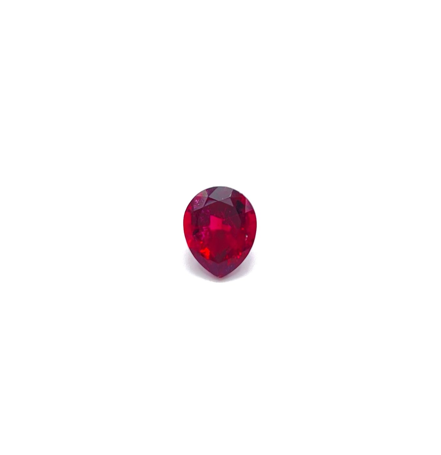 An exceptionally red coloured tourmaline